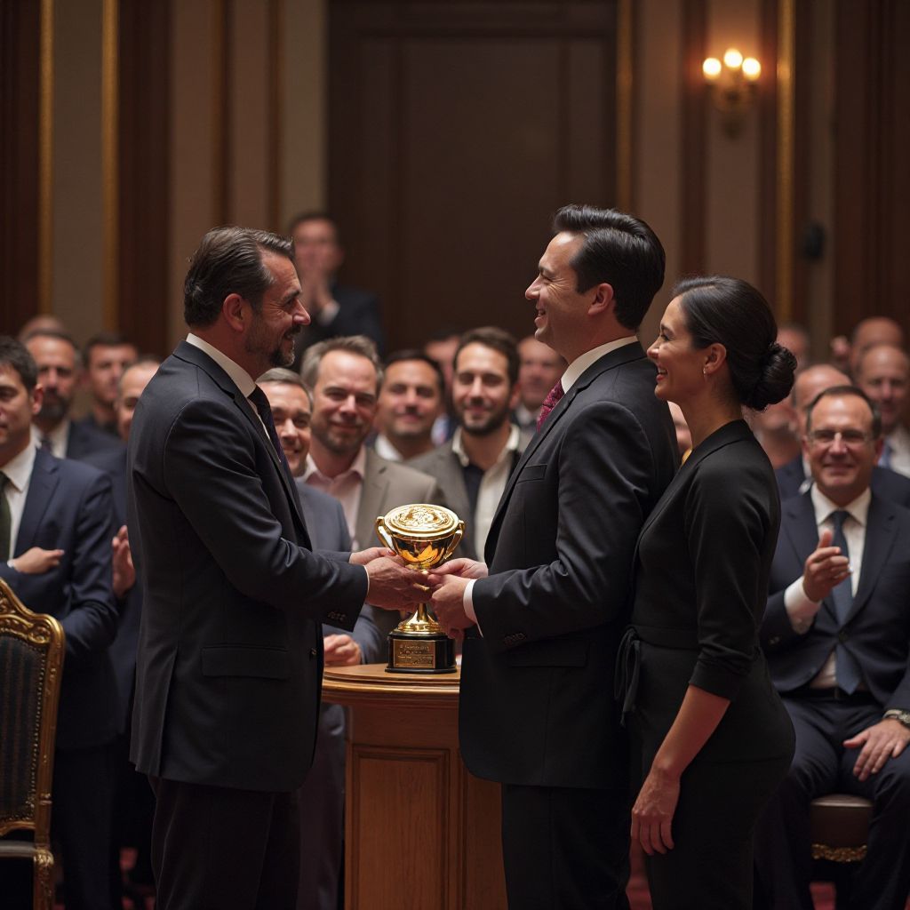 Premio Nacional de Innovación Energética recibido por el equipo directivo