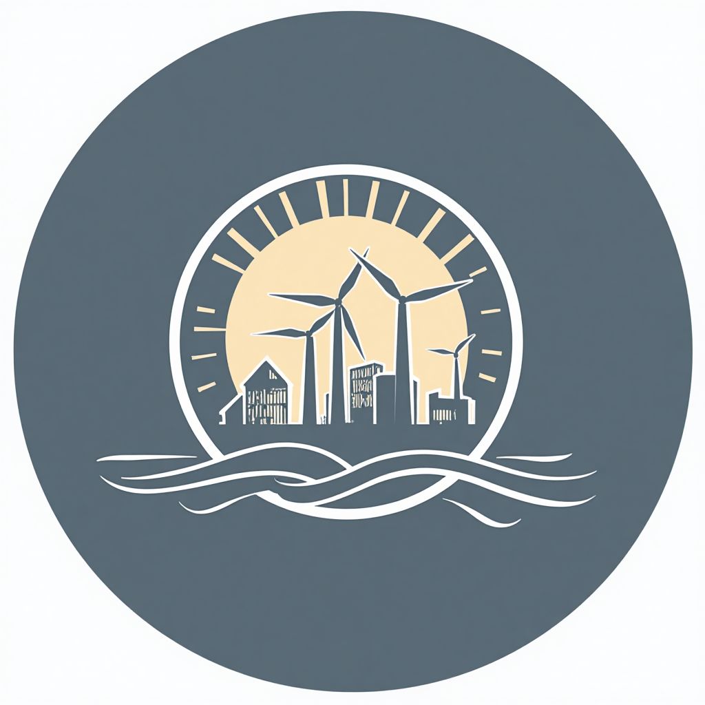 Logo de empresa de energía