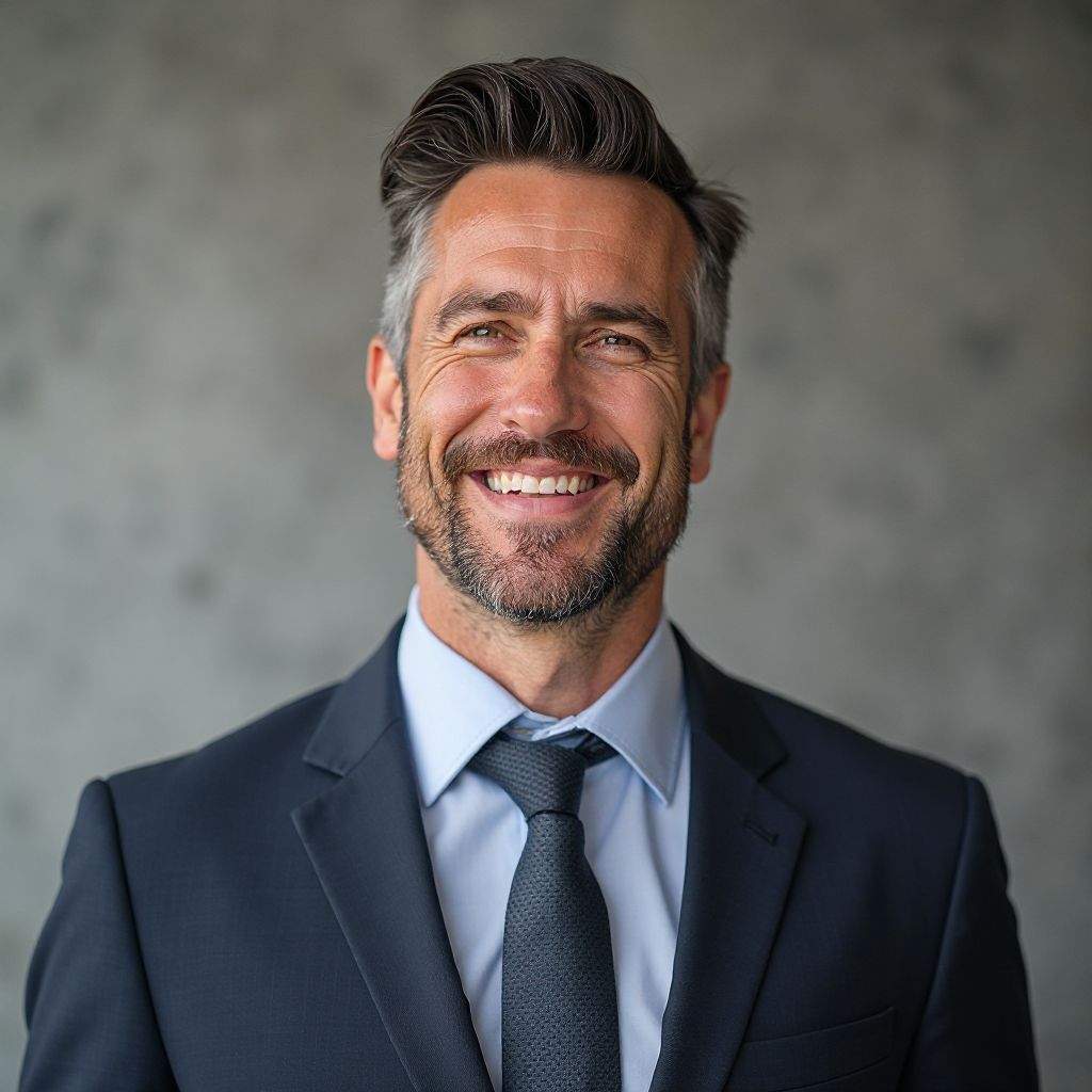 Retrato profesional de Martín Acosta, CEO de EcoCharge Argentina