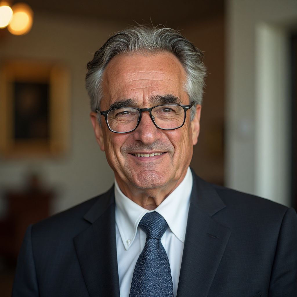 Foto de Ricardo Torres, funcionario público en entorno gubernamental